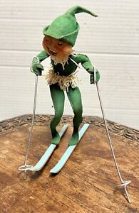 RARE Vintage Annalee Doll 1963 10” Ski Elf with Tinsle