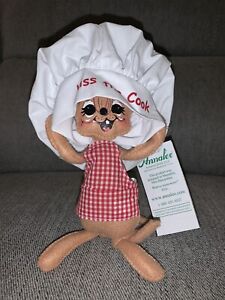 ANNALEE DOLLS  2014 6" PATRIOTIC STARS & STRIPES CHEF MOUSE KISS THE COOK NWT