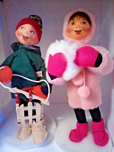 Annalee Sally's Snow Fun And Bob's Sled 13" NWT 731199 731099