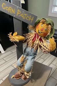 Annalee 23" Scarecrow with Sign  - 2003 With Tags  314903 Rare Find
