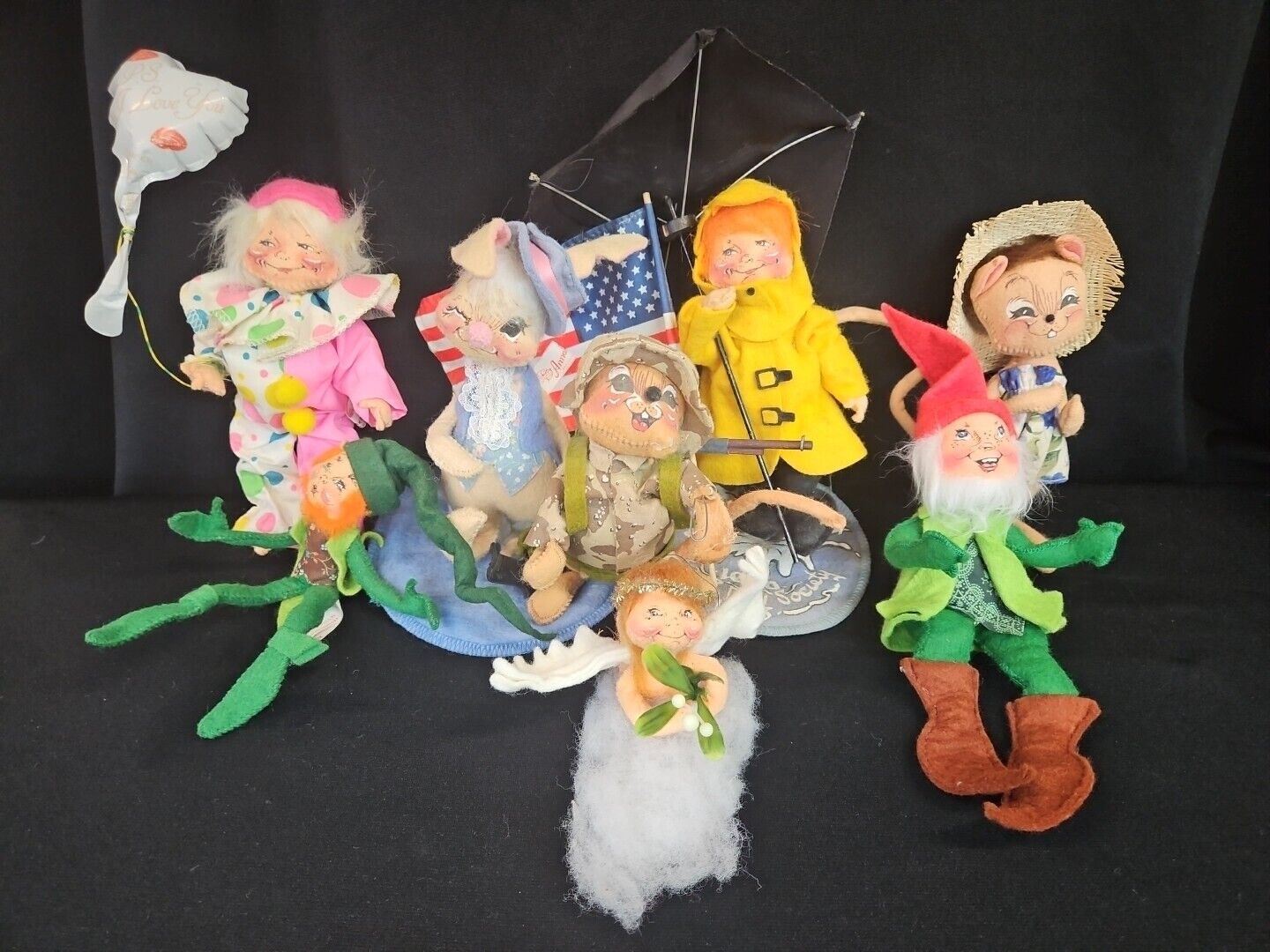 Annalee Dolls Mixed Years Lot Of 8-PLEASE READ!!!