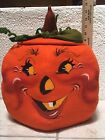 AnnaLee Mobilitee Doll Vintage Halloween Jack-O-Latern Candy Holder  Large 14 IN