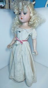 Beautiful Vintage 1950s R & B NANCY LEE 20" Hard Plastic Doll W/ Long Dress