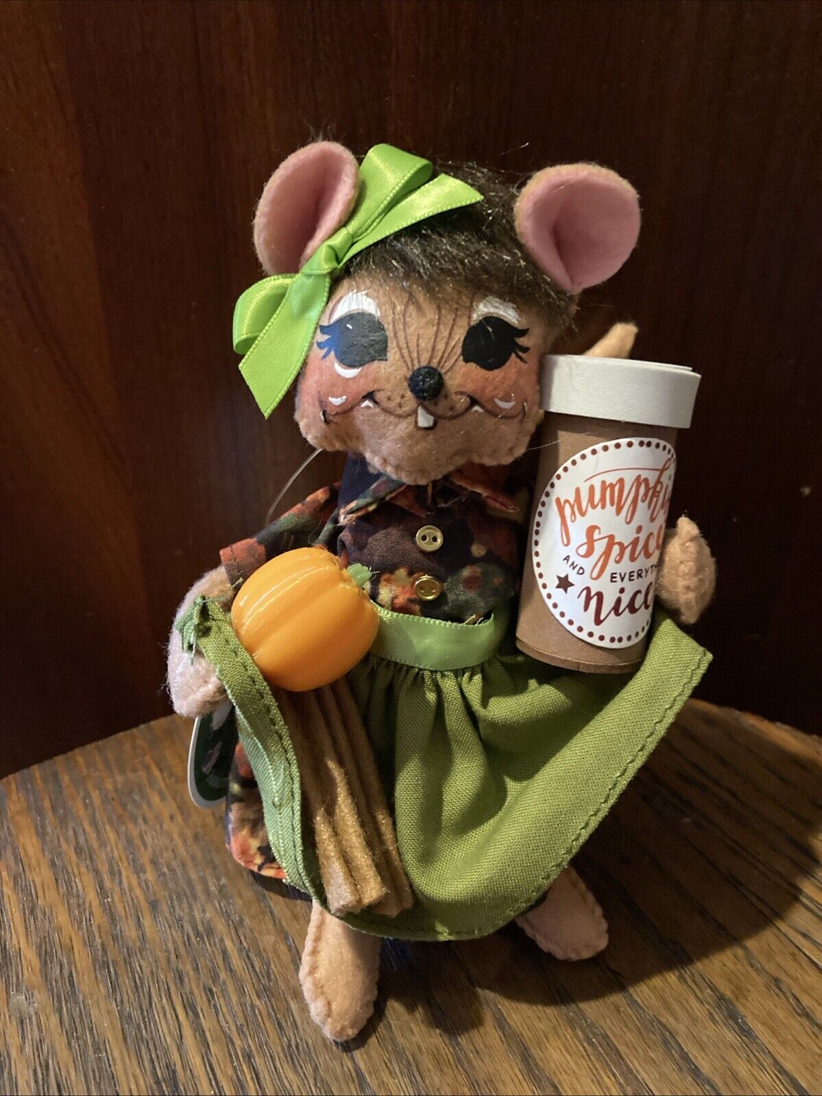 2022 Annalee "Pumpkin Spice Mouse" Limited Edition 6"  #29 Of 250 New