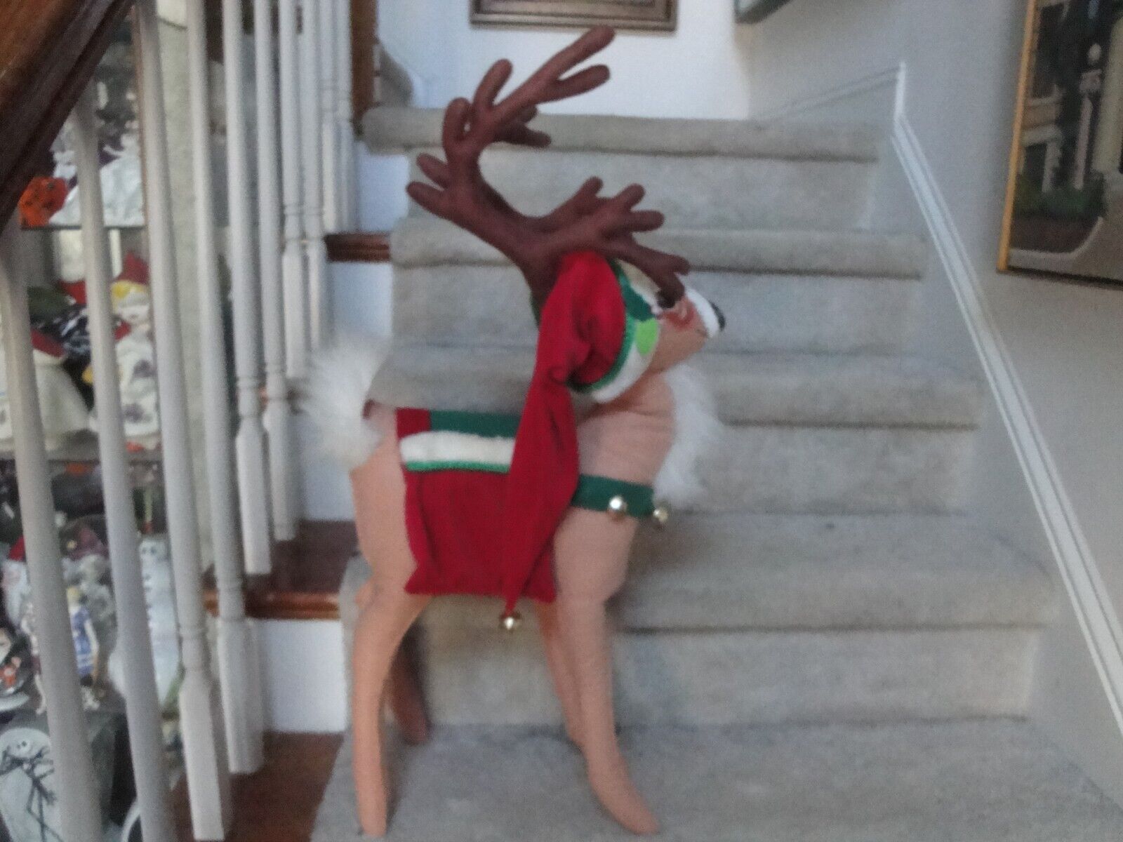 Large 206 Annalee 32'' Tall Christmas Reindeer Doll    !