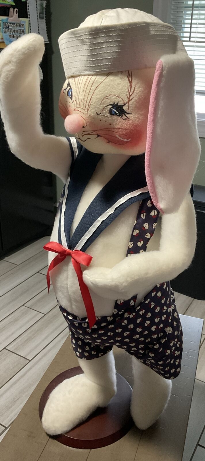 Annalee Dolls 30" Sailor Boy Bunny 2000 With Tags 082300 Hard Find