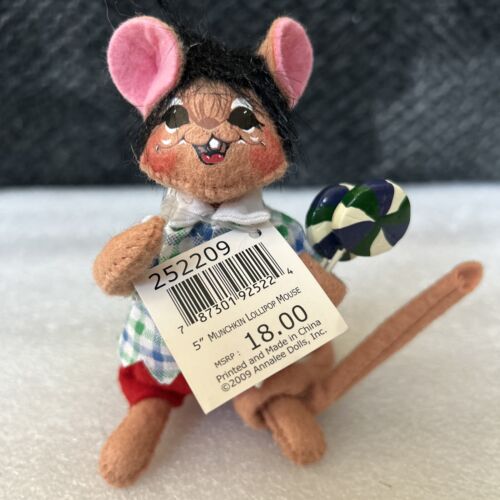 Annalee Wizard Of Oz 5” Munchkin Lollipop Mouse - New With Tags
