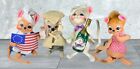 Annalee 6" Patriotic 4th Of July BETSY ROSS MOUSE w/Flag +Graduation +New Year's