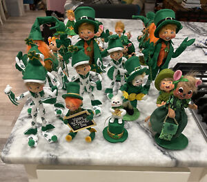 25 Pc Annalee Doll Lot St Patricks Day