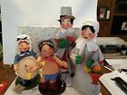 Lot Of 4 Large Annalee Thanksgiving Dolls