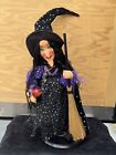 Annalee 23" Halloween Witch Apple Broom 332903 Retired HTF Large Mint