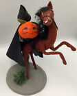 Vintage Annalee Halloween Headless Horseman Doll Riding Horse W Lable 1993 11”