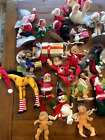 LOT of 35 Annalee Christmas dolls 50', 60', 70', and 2000's