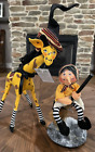 Annalee Flying Witch and Giraffe Witch 2018 Retired NWT Annalee Halloween