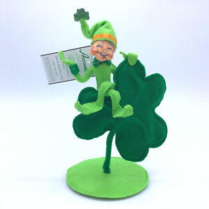 Annalee Doll 2013 Shamrock Elf Leprechaun 5" Irish St. Patricks Day w/ Tag MINT