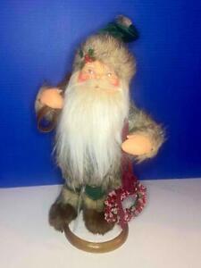 Annalee 15" POLAR DELIVERY Rustic SANTA Doll, NEW with Tags & Dust Bag, 2002
