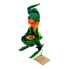 Annalee Irish Leprechaun & Pot of Gold 1994 6” Tall RARE NEW W/ Tag