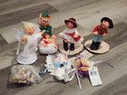 Lot 7 Vintage Annalee Dolls Nashville Boy and Girl 7" Tags Made in USA New READ