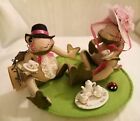 Annalee Dolls- Tea Time Toads w/Tea Set & Lady Bug, Fishing Freddy, Timmy Turtle