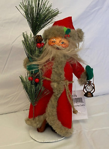 Annalee Christmas Rustic Pine Santa 9"  #410019  2019