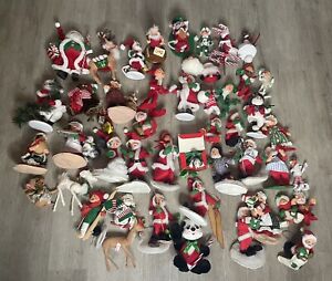 Vintage Annalee Christmas Dolls Lot
