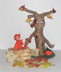 ANNALEE Halloween Haunted Tree w Pumpkin + 5" Orange Elf + Extras ~ USA '96
