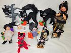 Annalee 11 mix lot Halloween theme Dolls 3-15” tree bat scaredy open box tags