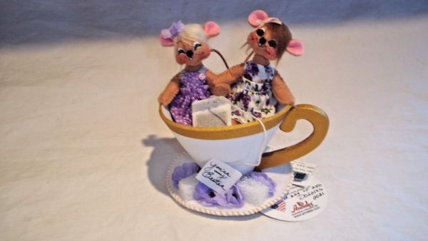 Annalee 850021 5in Tea for Two Mice #224/250 Exclusive 2021 NWT