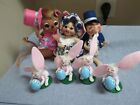 ANNALEE MOBILITEE EASTER BUNNY ASSORTED DOLLS 7 COUNT