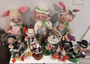 New Listingannalee dolls Easter Lot Of 13