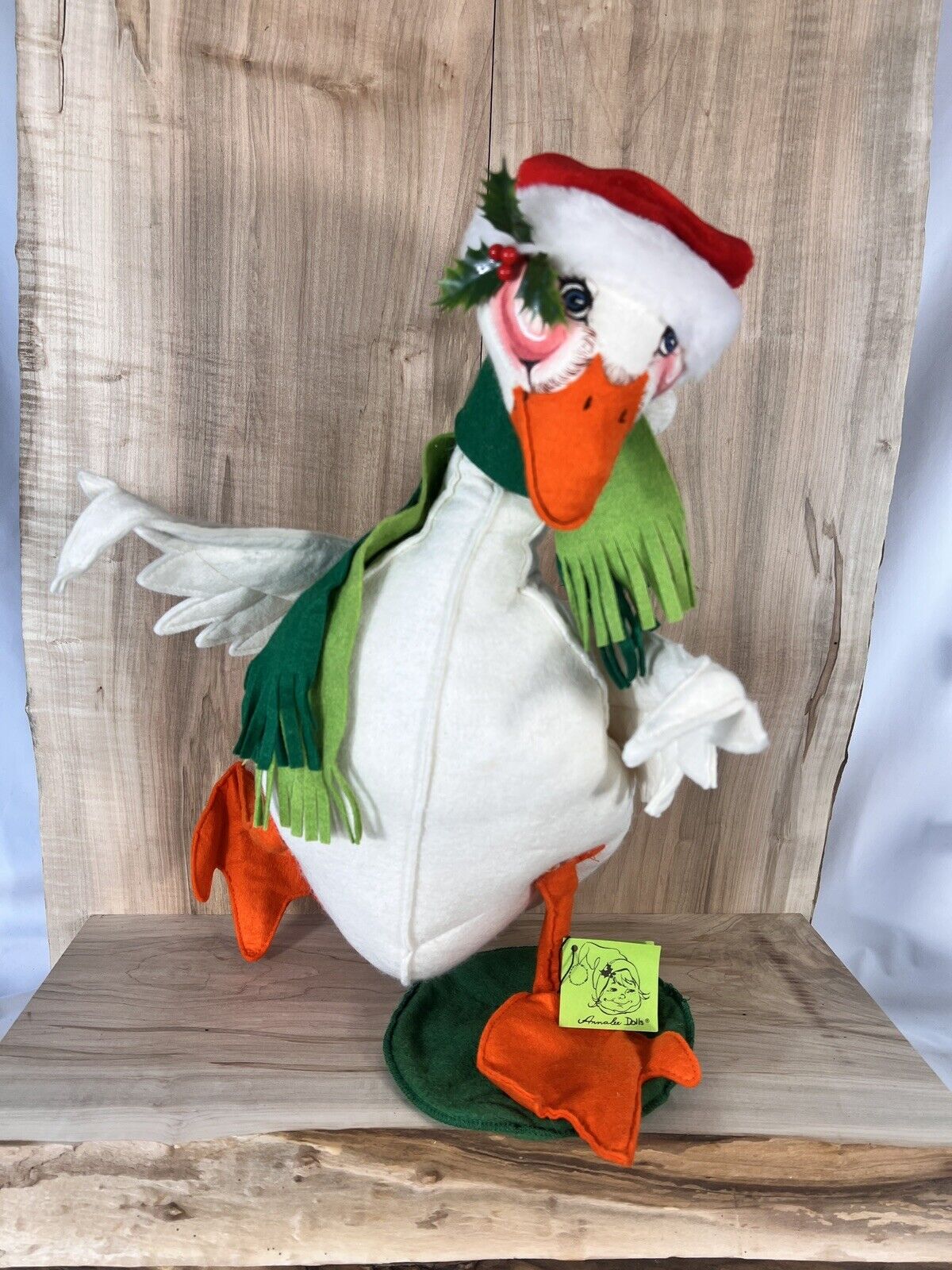 annalee Large 19in christmas Goose With Hat Holiday Gift Granny Core Vtg 1987-89