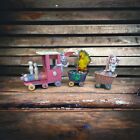 ANNALEE EASTER TRAIN DUCK RABBIT DOLL FIGURINES DISPLAY Rare