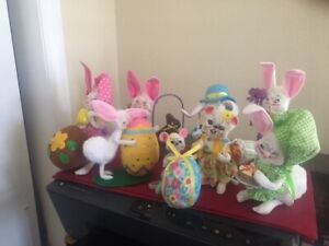 Annalee Easter Bunnies 8 Dolls