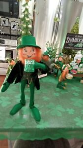 Annalee St. Patricks Day leprechaun, 17 Inches Tall. New With Tags.