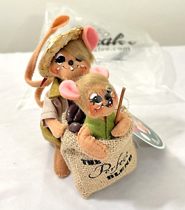 Annalee 5" Perfect Blend Coffee Mice 2020 Limited Edition RARE