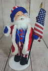 Annalee Dolls Star Spangled Santa Doll Red White Blue Limited Edition 9" 2017