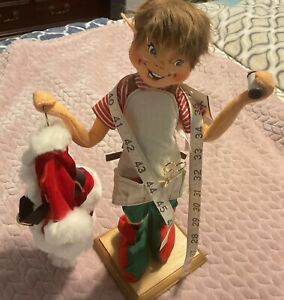 Annalee 2002 RARE 14" Santa's Tailor Elf  739302 With Tag