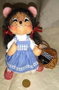Annalee Dolls Wizard of Oz *DOROTHY* TOTO 2008 TAGS Land of Oz Ornament 6" RARE!