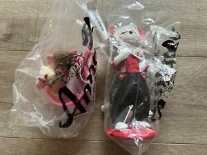 Annalee Mobilitee Dolls Tea For Two & Valentines Mouse Mice Doll Lot New