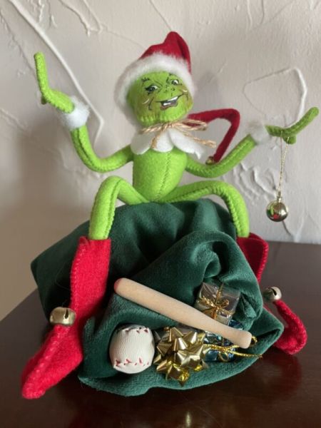 Annalee 8" Stink Stank Stunk Grinch - Mint