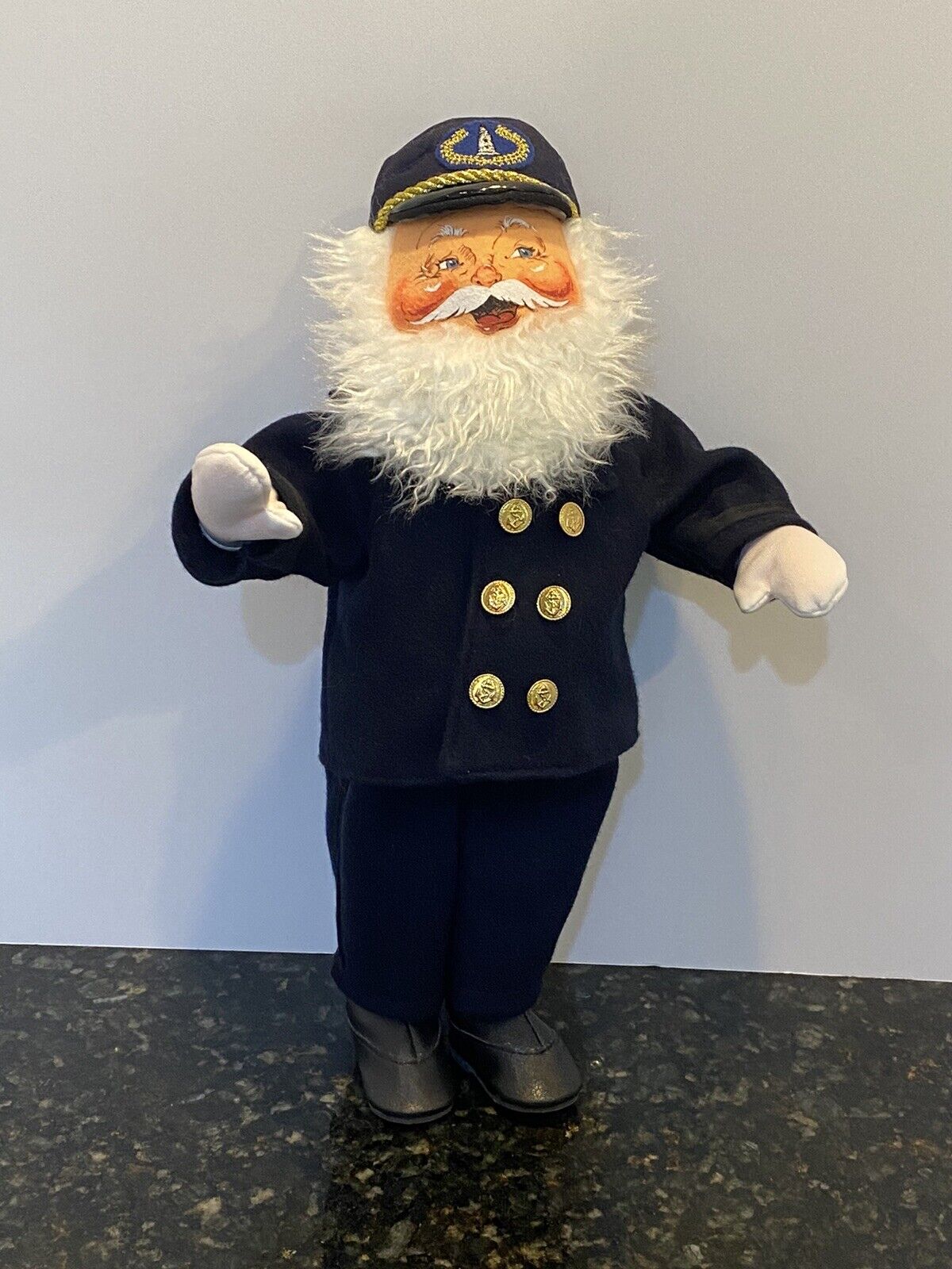 2002 Annalee 14" Lighthouse Keeper Mobilitee Doll Rare HTF Captain Maritime