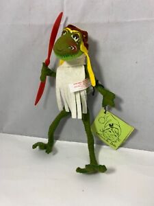 Rare Annalee Mobility Dolls Frog Pilot from 1969 w/Tags 7" tall