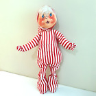 Annalee Pajama Kids Vintage Doll Red White Stripes PJs Child 19" Poseable Kid