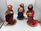 Annalee 3 Wise Men #5434,#5433, #5435 Christmas Kings Nativity Set Lot 1998 TAGS