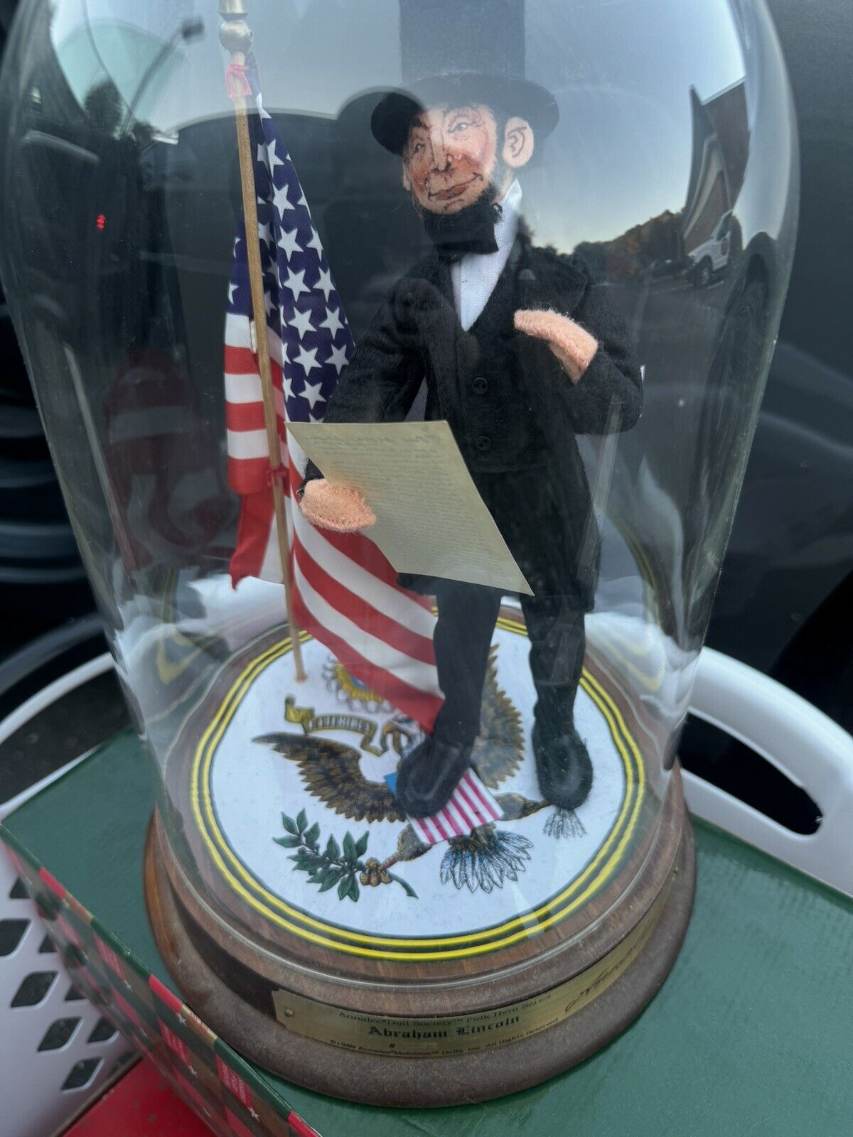 Vintage 1989  ANNALEE Abraham Lincoln Doll - Society Folk Hero Series