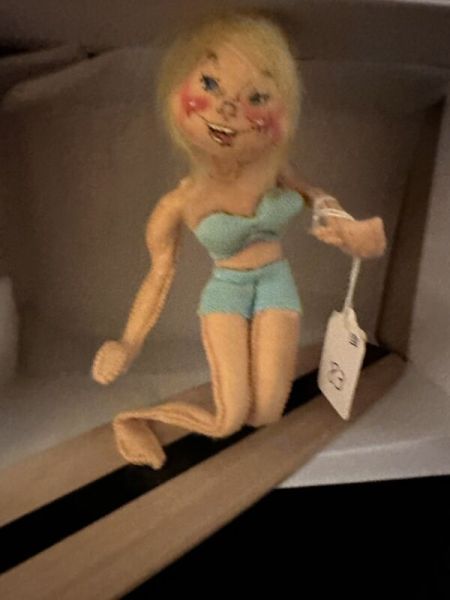 1966 Annalee Surfer Girl with Surfboard! Great shape and piece for a collector!