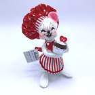 Annalee 2019 Lovey Chef Mouse with Cupcake 6" Hearts Valentine 's Day Doll NEW