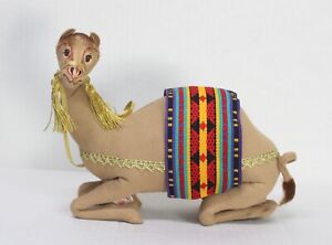 1999 Annalee Doll Vintage Nativity Camel Multicolor Blanket RARE
