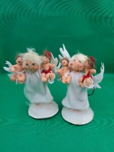 2 Annalee ANGEL WITH NAUGHTY/NICE GOOD/EVIL ANGELS*  Dolls 75th Anniversary 2010