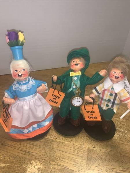 Annalee Wizard Of Oz Munchkin Flowerpot Kid Lollipop Mayor Halloween Set 2020